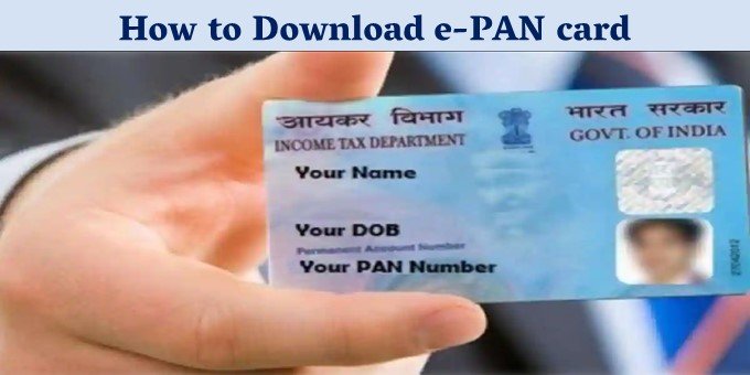 How to download e-PAN card
