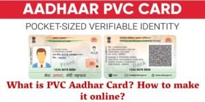 What is PVC Aadhar Card? How to make it online