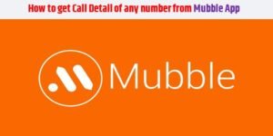 How to get Call Detail of any number from Mubble App