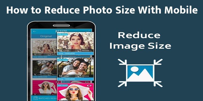 How to Reduce Photo Size With Mobile