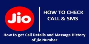 How to get Call Details of Jio Number